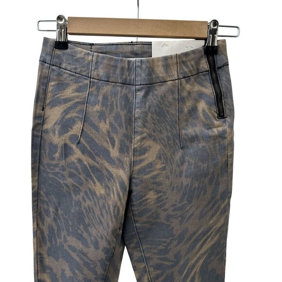 Urban Outfitters BDG High Rise Skinny Pants Leopard Print Zip Hem Women 26 NWT - Picture 16 of 16